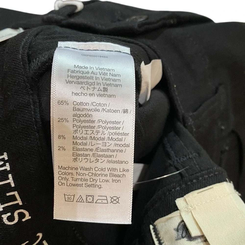 Madewell NWT Men's Athletic Slim Jeans Cool max Denim Black 31x30 - Picture 11 of 11